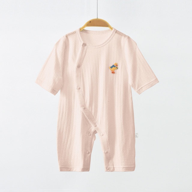 13592126.【细腻亲肤】婴儿衣服宝宝夏季长袖连体衣哈衣爬服新生儿家居服