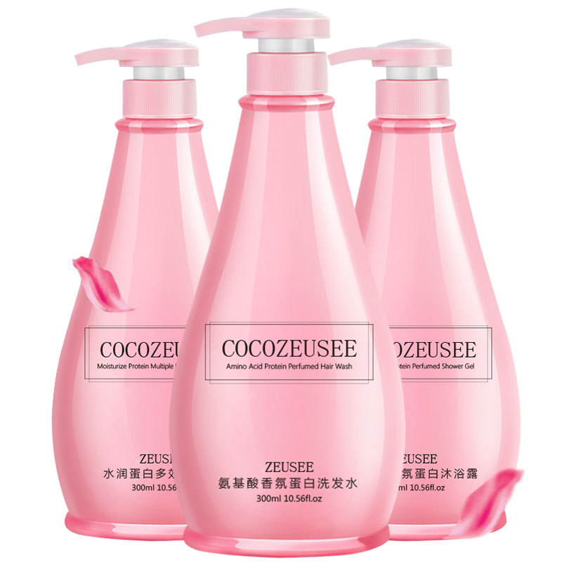 10955083.coco zeusee洗发水护发素沐浴露洗护套装滋润保湿氨基酸