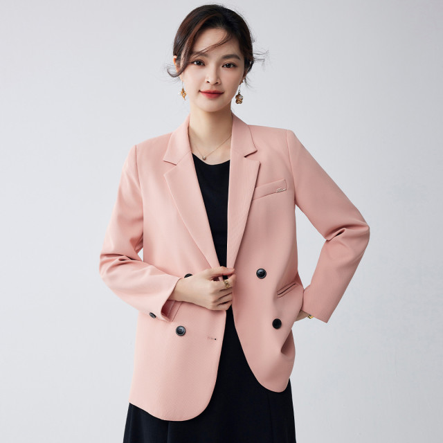 10179434.【简约精致】罗蒙春秋款女士西服职场通勤大众简约日常百搭西服外套女