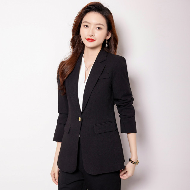 10180101.【商务职业】罗蒙女士西服精致有型干练利落百搭小西服外套女