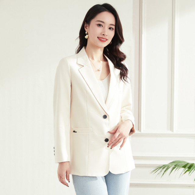 10213934.【简约大方】罗蒙女士西服商务通勤时尚有型干练大气西服外套女