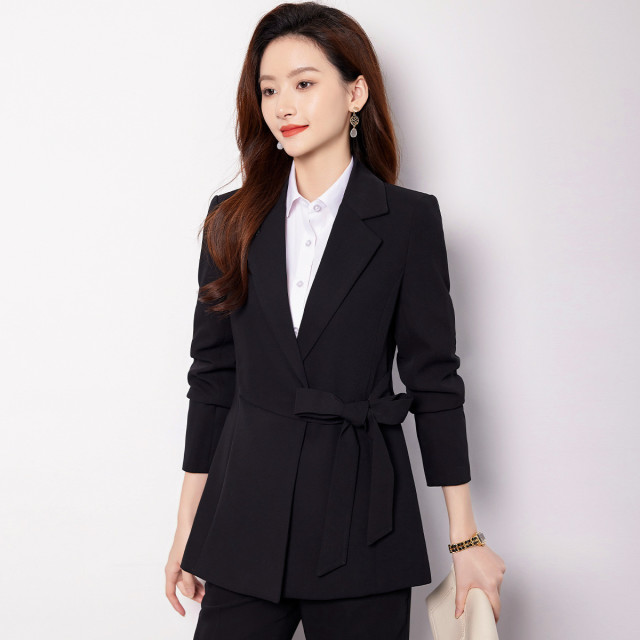 10479708.【上衣+裤子】罗蒙女士面试套装职业简约百搭舒适通勤正装西服女