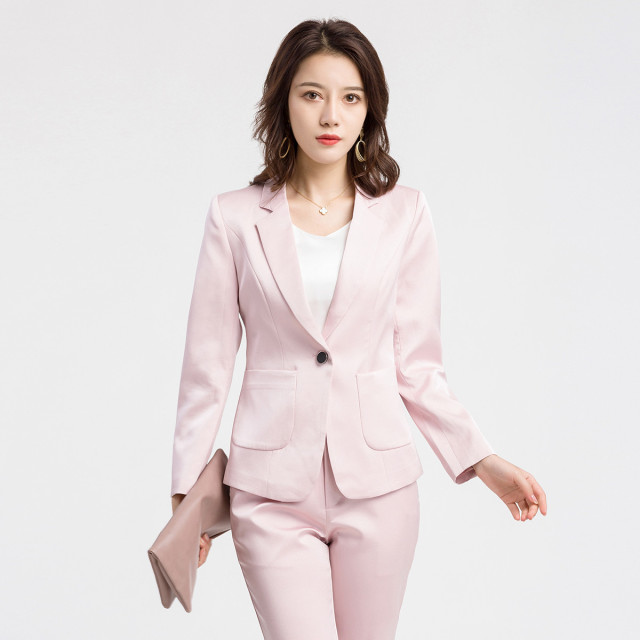 10833856.罗蒙西服女士小西装上衣外套商务通勤职业装OL西服女