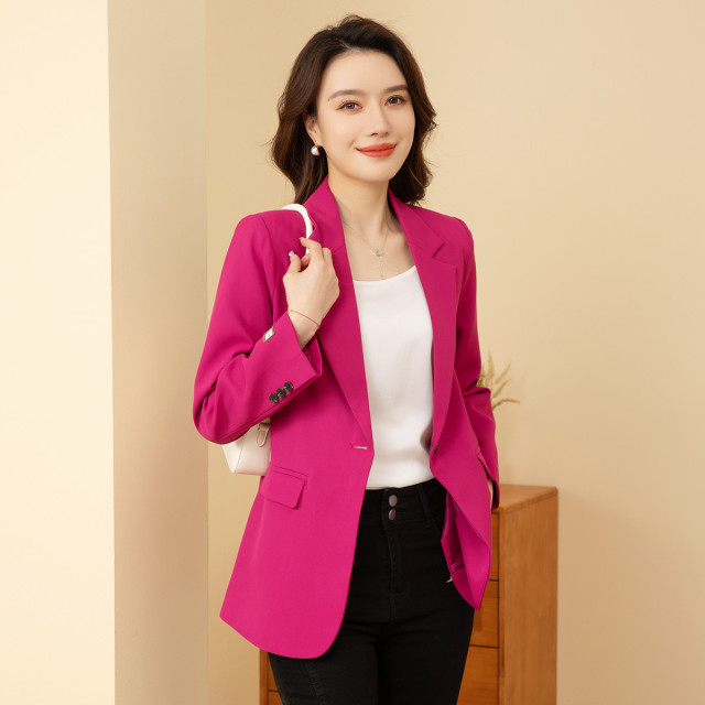 10923251.【商务休闲】罗蒙女士西服精致干练百搭有型三色可选长袖单西女