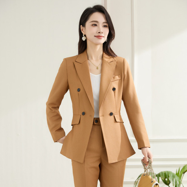 13366885.【上衣+裤子】罗蒙女士套装两件套时尚商务气质干练百搭日常西装女