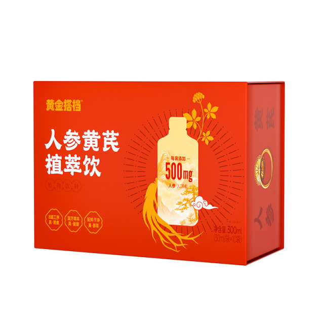 11219636.黄金搭档人参黄芪植萃饮料300ml/盒
