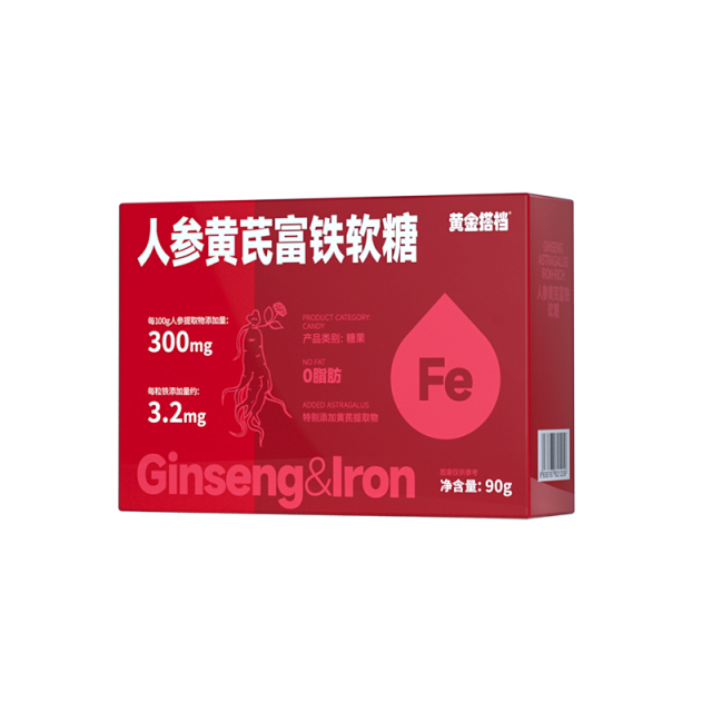 12389662.黄金搭档人参黄芪富铁软糖90g