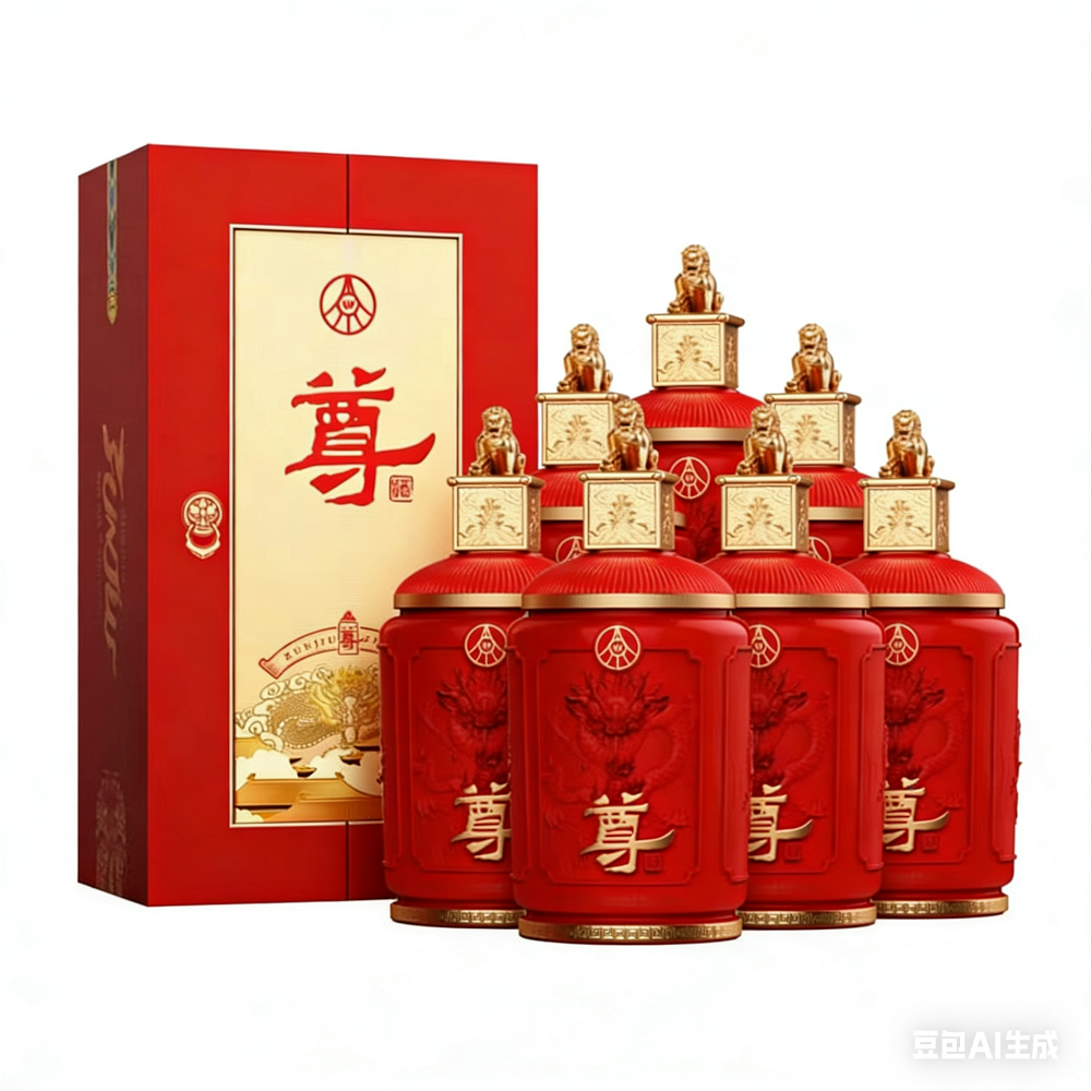 13146781.52度五粮液股份龙坛红尊浓香型白酒500ml/瓶（多规格）
