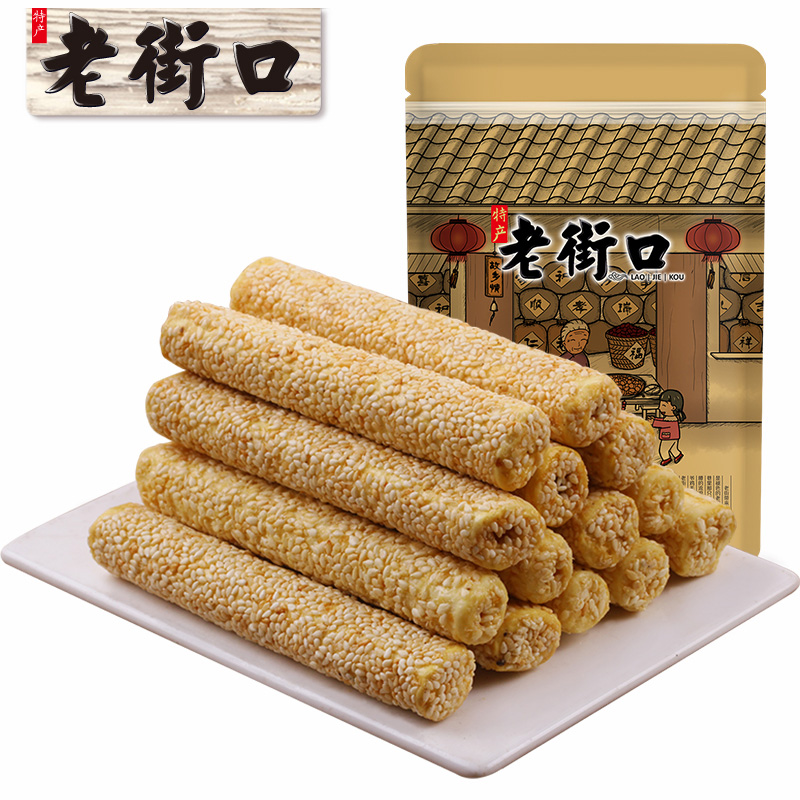 12687691.【69元任选10件】老街口-芝麻杆250g