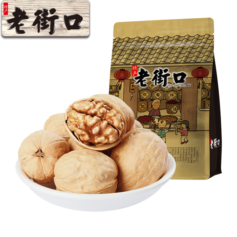 12687699.【69元任选10件】老街口-纸皮核桃180g