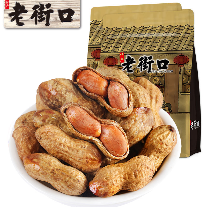 12687738.老街口-焦糖花生500g*2袋