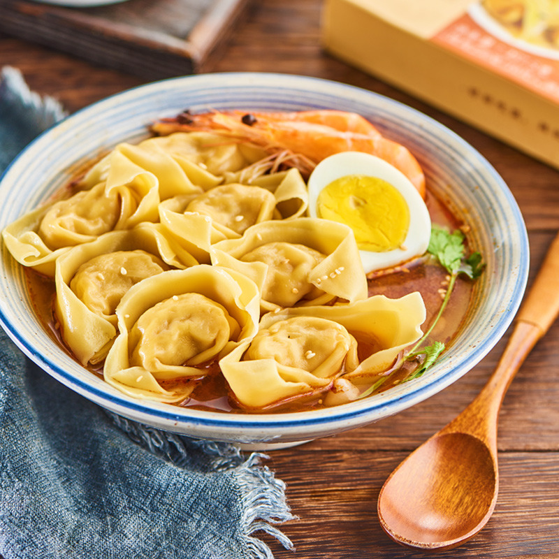 13339978.一旬一味香菇荠菜馄饨/蛋黄鲜虾馄饨组合 纯手工制作 不添加色素香精防腐剂 鲜肉制馅