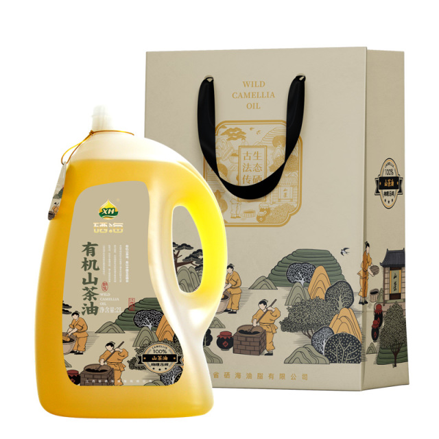 12687094.硒海富硒基地有机山茶油绿色食品认证食用油 江西农家木子油