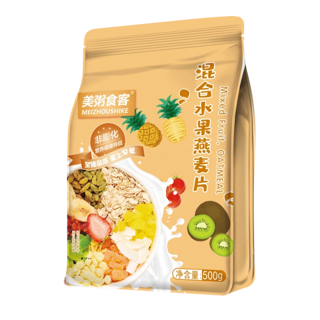 13003105.【全场任选3件】美粥食客混合麦片水果果粒燕麦片500g/袋
