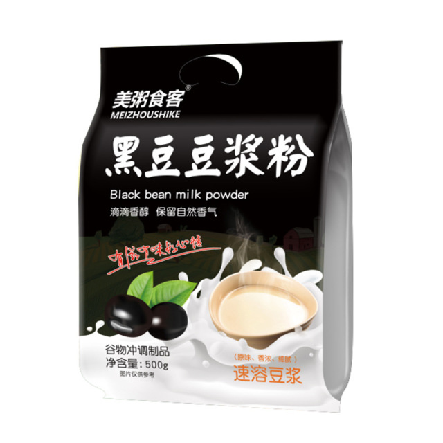 13007691.【全场任选3件】美粥食客黑豆豆浆粉即食冲饮500g/袋