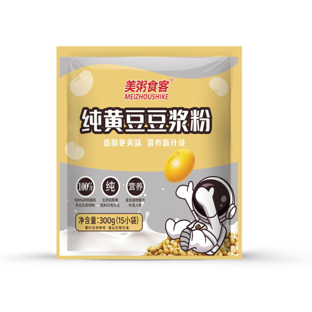 13009612.【全场任选3件】美粥食客纯黄豆豆浆粉超微研磨粉300g/袋