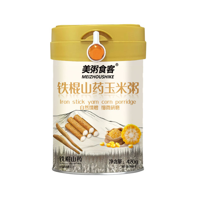 13031807.【到手3罐】美粥食客铁棍山药玉米粥420g/罐