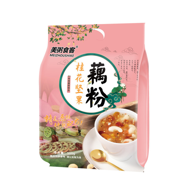 13041726.【到手2袋】美粥食客桂花坚果藕粉羹500g/袋