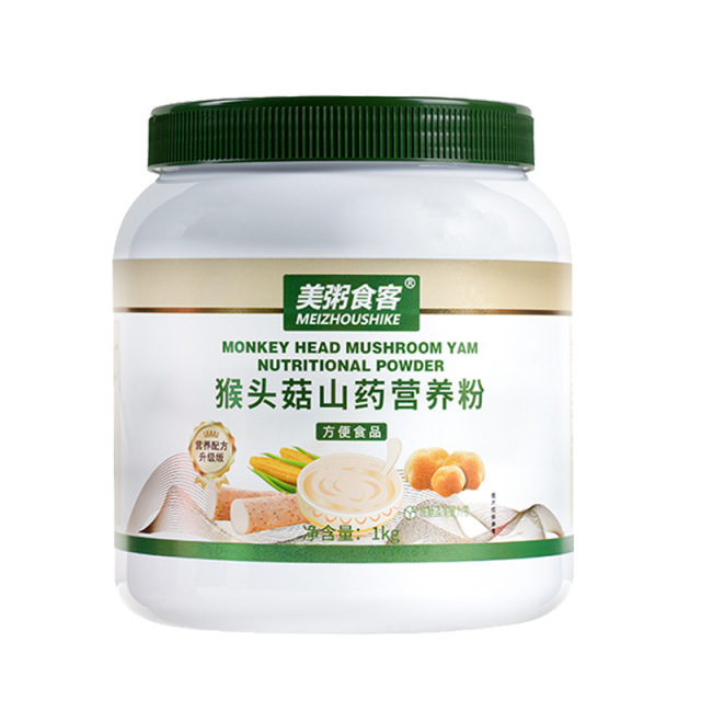 13079297.【到手2罐】美粥食客猴头菇山药营养粉1kg/罐