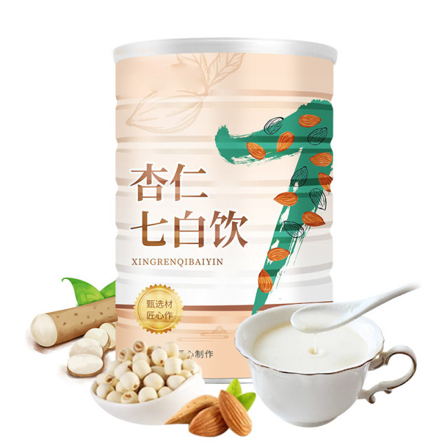 13265269.【买1送1】杏仁七白饮500g杏仁粉即食代餐粉五谷杂粮