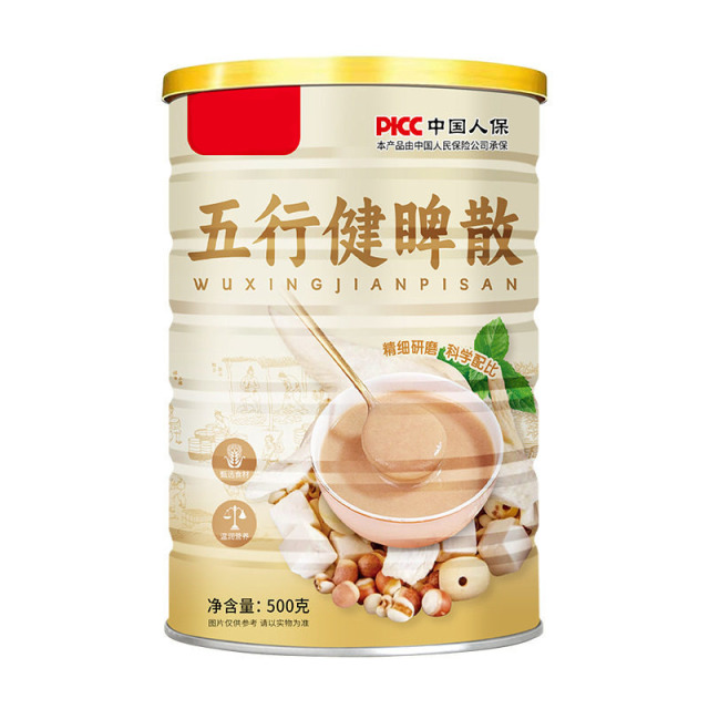 13268385.五行健睥散茯苓山药芡实莲子粉营养粥早餐糊糊即食代餐粉500g/罐