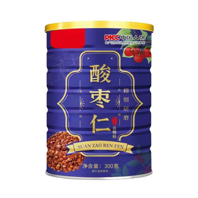 13268330.酸枣仁粉谷物粉冲泡即食炒熟代餐粉熟粉营养五谷粉300g/罐