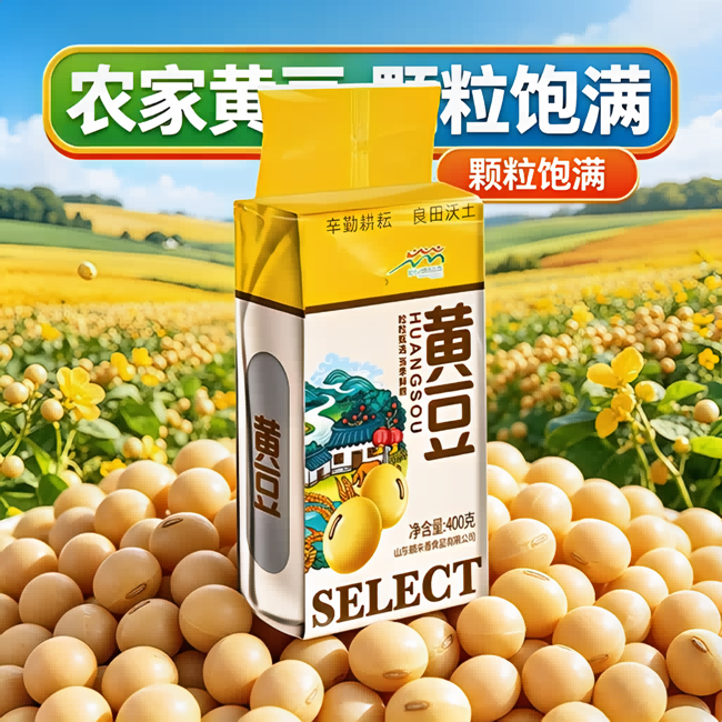 13433260.黄豆400克*2袋 发芽豆浆