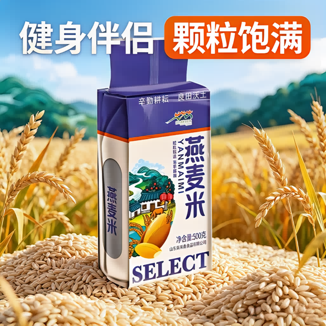 13437509.燕麦米500g*3袋 胚芽煮粥