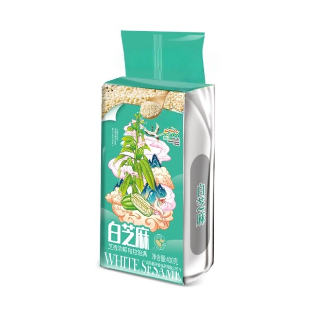 13437551.生白芝麻400克*2袋 真空包装磨油磨酱原料