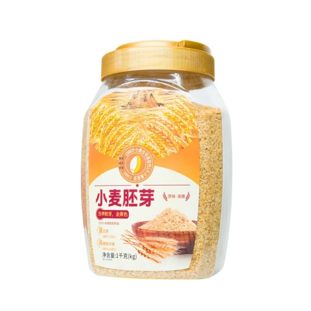13447927.小麦胚芽1kg*1瓶 免煮冲泡熟杂粮代餐