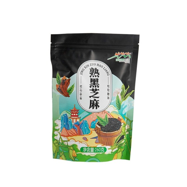 13447941.熟黑芝麻260g*3袋 即食免洗熟芝麻