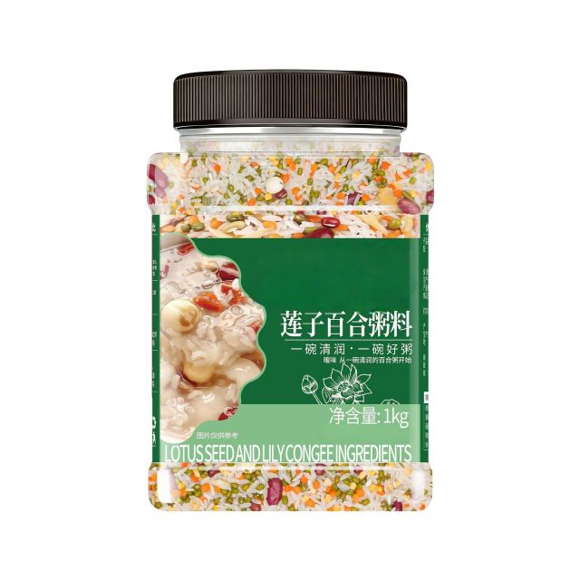 13451493.莲子百合粥料1kg*1罐 混合杂粮粥原料