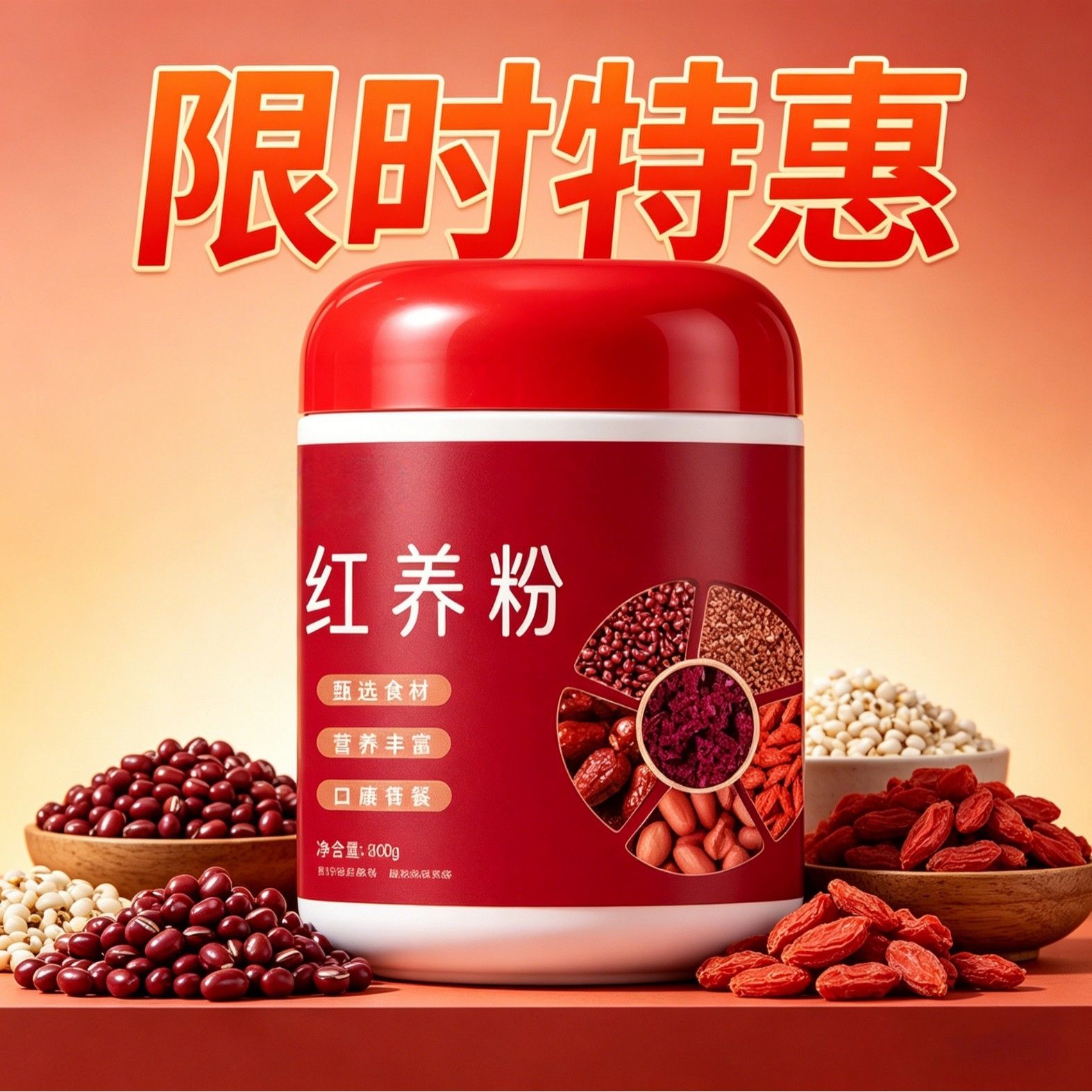 13479184.红养粉*2罐 膳食纤维冲调五谷杂粮