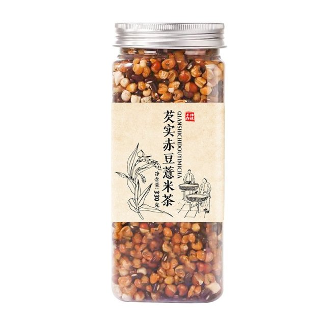 13779360.三蒸三晒芡实赤豆薏米茶330克/罐