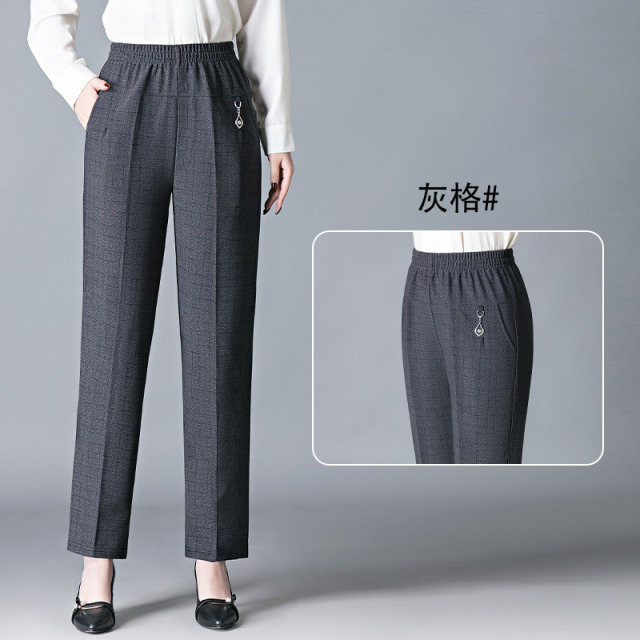 11645176.珍真羊 妈妈装休闲裤女时尚舒适百搭女裤子