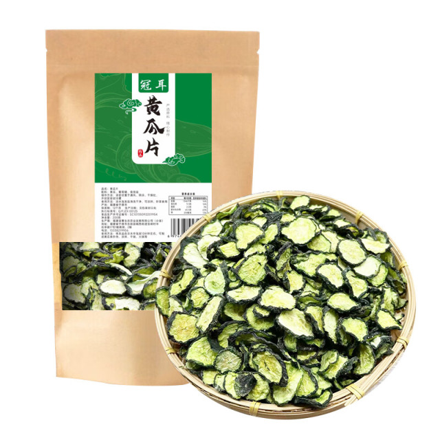 12697867.冠耳 黄瓜片200g 农家干菜脆皮黄瓜干黄瓜皮 脱水蔬菜青瓜干货
