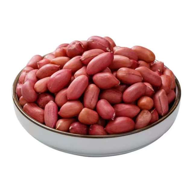 12697843.冠耳 红皮花生700g 包粽子食材 花生米中粒红皮生花生米五谷杂粮粗粮 红皮花生