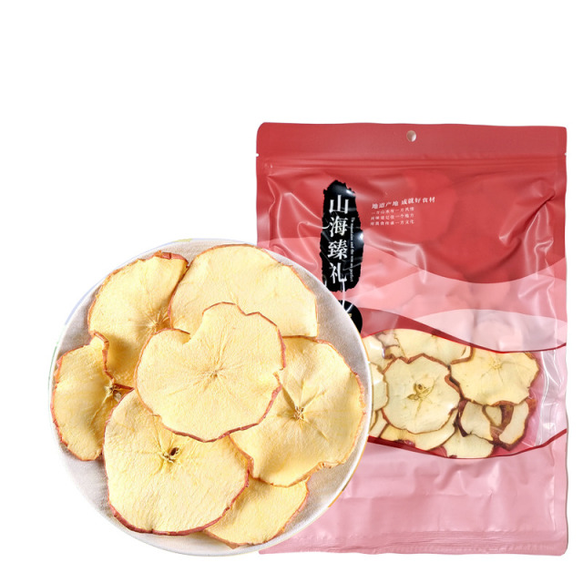 12827260.冠耳 苹果片150g原切苹果干烘干苹果圈 即食干吃冷泡水果茶水果片