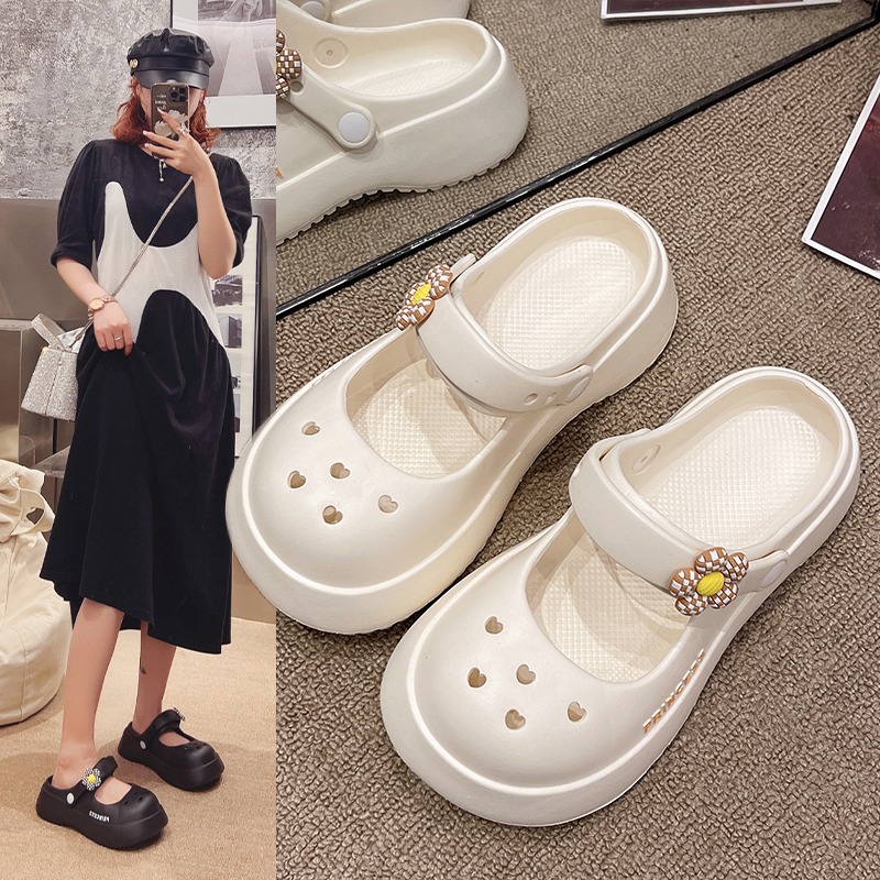 11804056.FANDEI夏季玛丽珍童鞋到女鞋洞洞鞋拖鞋