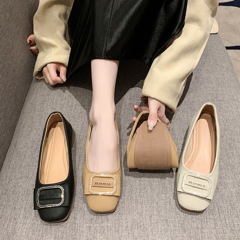 11958855.FANDEI2025夏季新款女王冠冕亮钻玛丽珍女鞋法式晚晚风单鞋