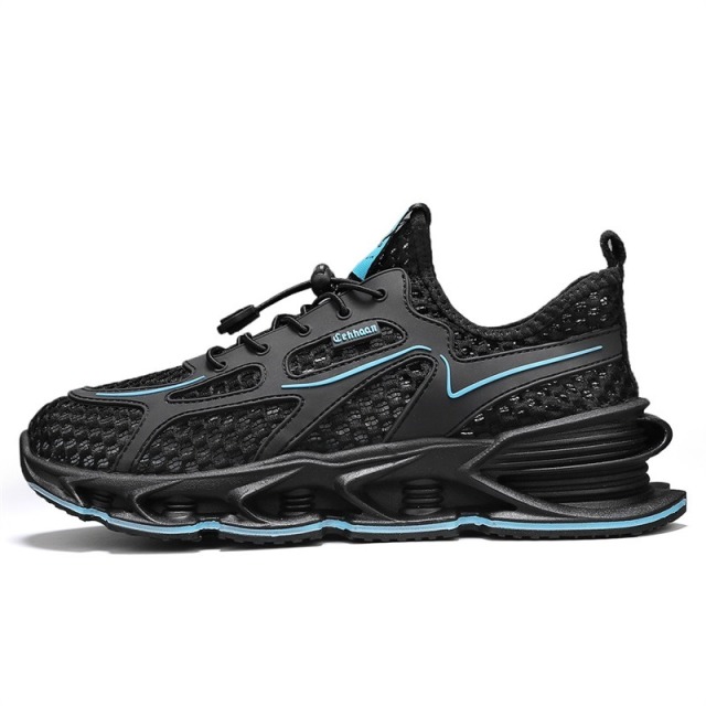12233234.德国飞鹰夏季网面透气跑步鞋夏季 运动潮流学生男鞋休闲鞋