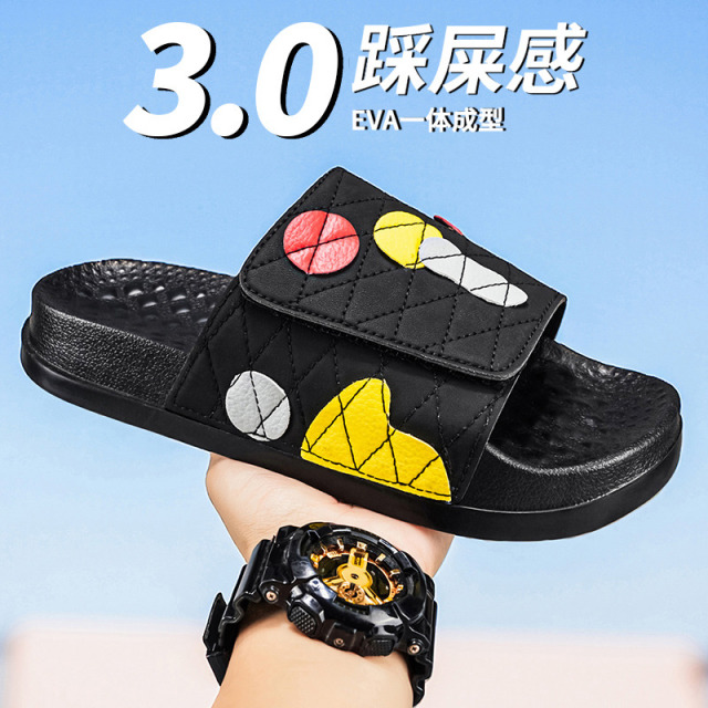 13364696.FANDEI夏季手工男拖鞋