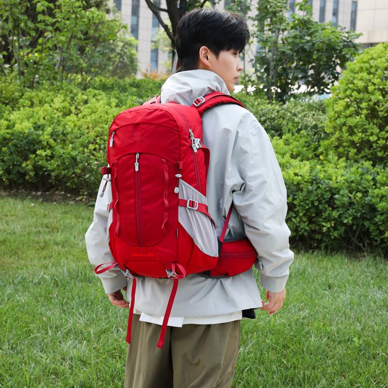 13613523.德国飞鹰2026新款专业级户外登山包大容量防泼水双肩包男女徒步穿越露营旅行包加厚背负系统运动旅游背包