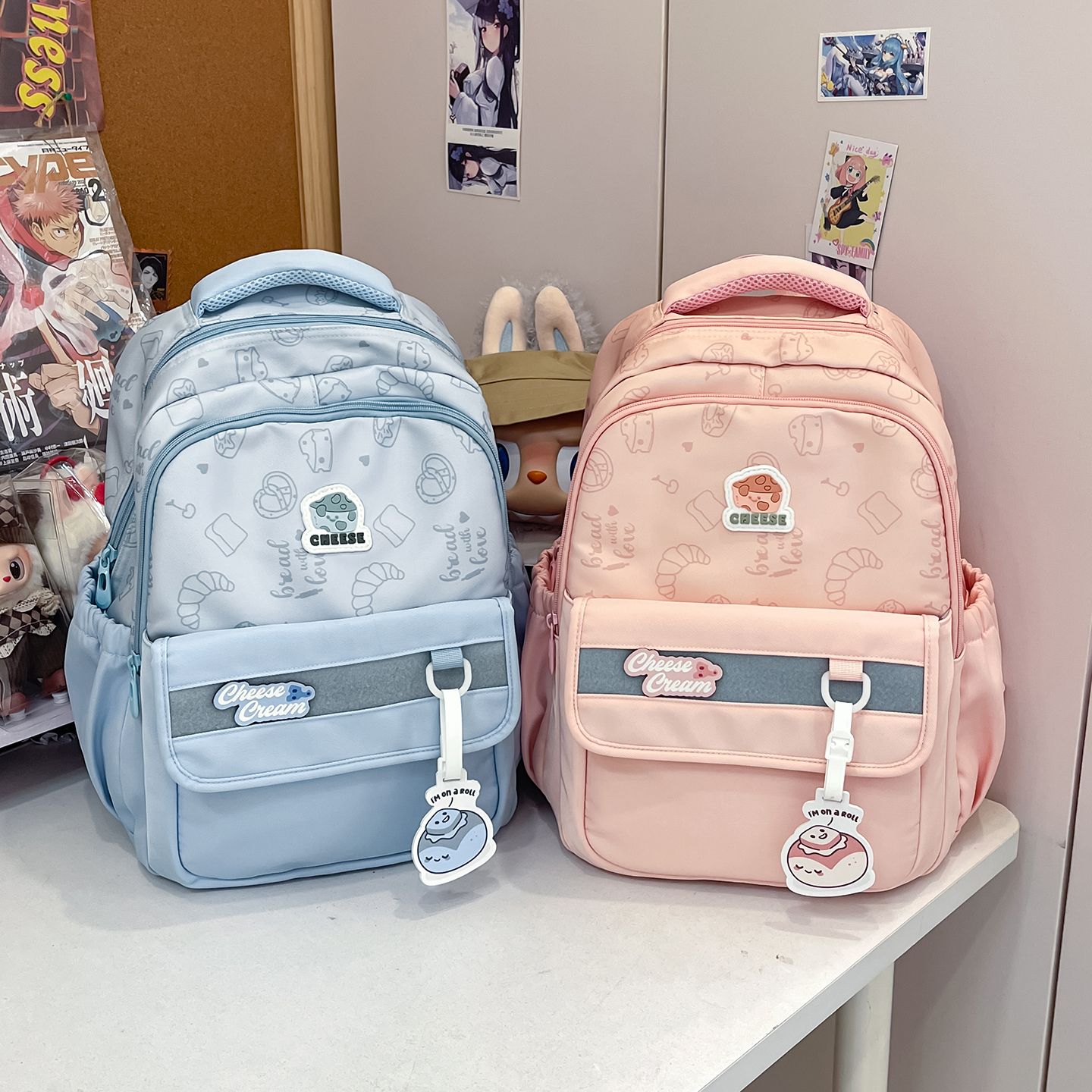 13773174.德国飞鹰儿童书包女孩幼儿园双肩包小学生一至三年级大容量轻便减负书包女