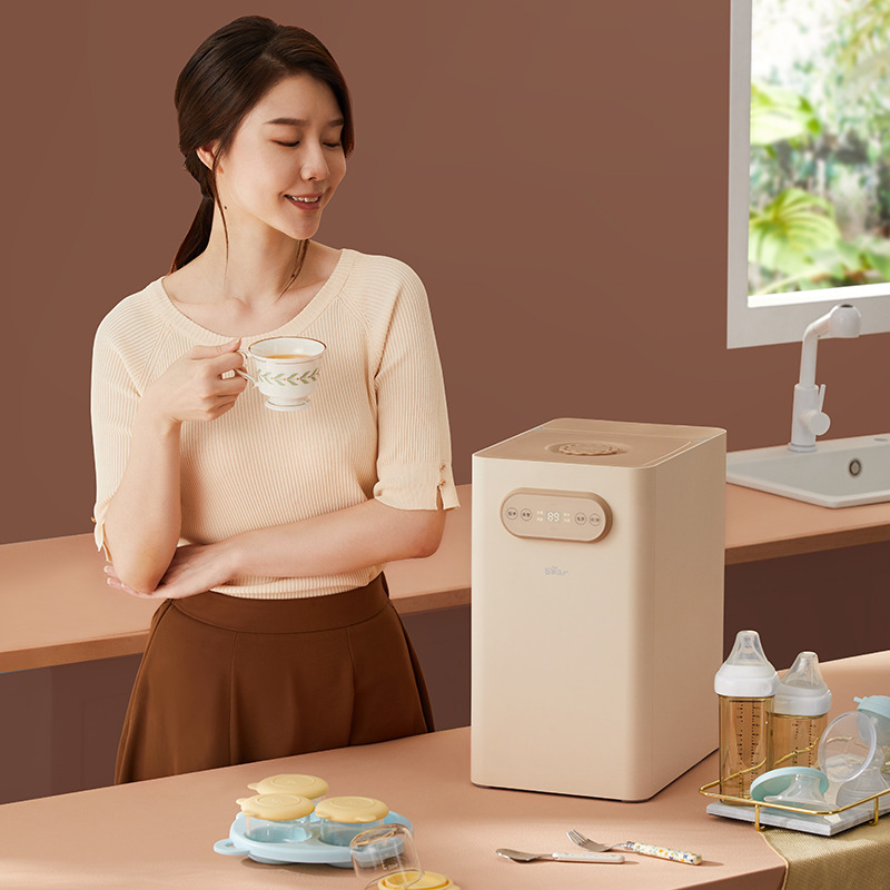11003901.小熊(Bear)洗奶瓶器 全自动带烘干清洗机婴儿奶瓶机消毒机清洗器消毒器 QXJ-A06T1