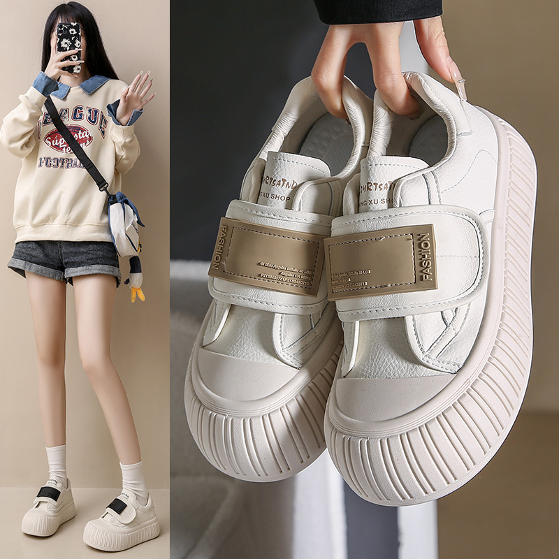 11143644.巴洛尼莫2024小白鞋子女秋季新款韩版ins女学生休闲运动百搭板鞋街拍XZA02
