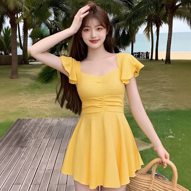 13603968.巴洛尼莫2026夏季连体泳衣女纯欲风高级感保守显瘦遮肉韩版温泉海边泳装YY125165