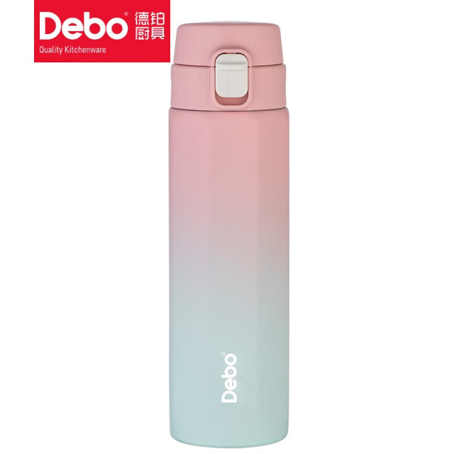 10359907.Debo德铂卡特希八角保温杯弹跳杯450ML