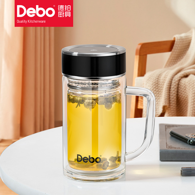 10462405.Debo德铂拉文德玻璃杯泡茶杯350ml