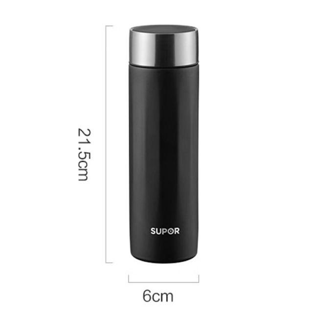 10991611.苏泊尔(SUPOR)轻音钛保温杯保温保冷车载便携水杯450mL